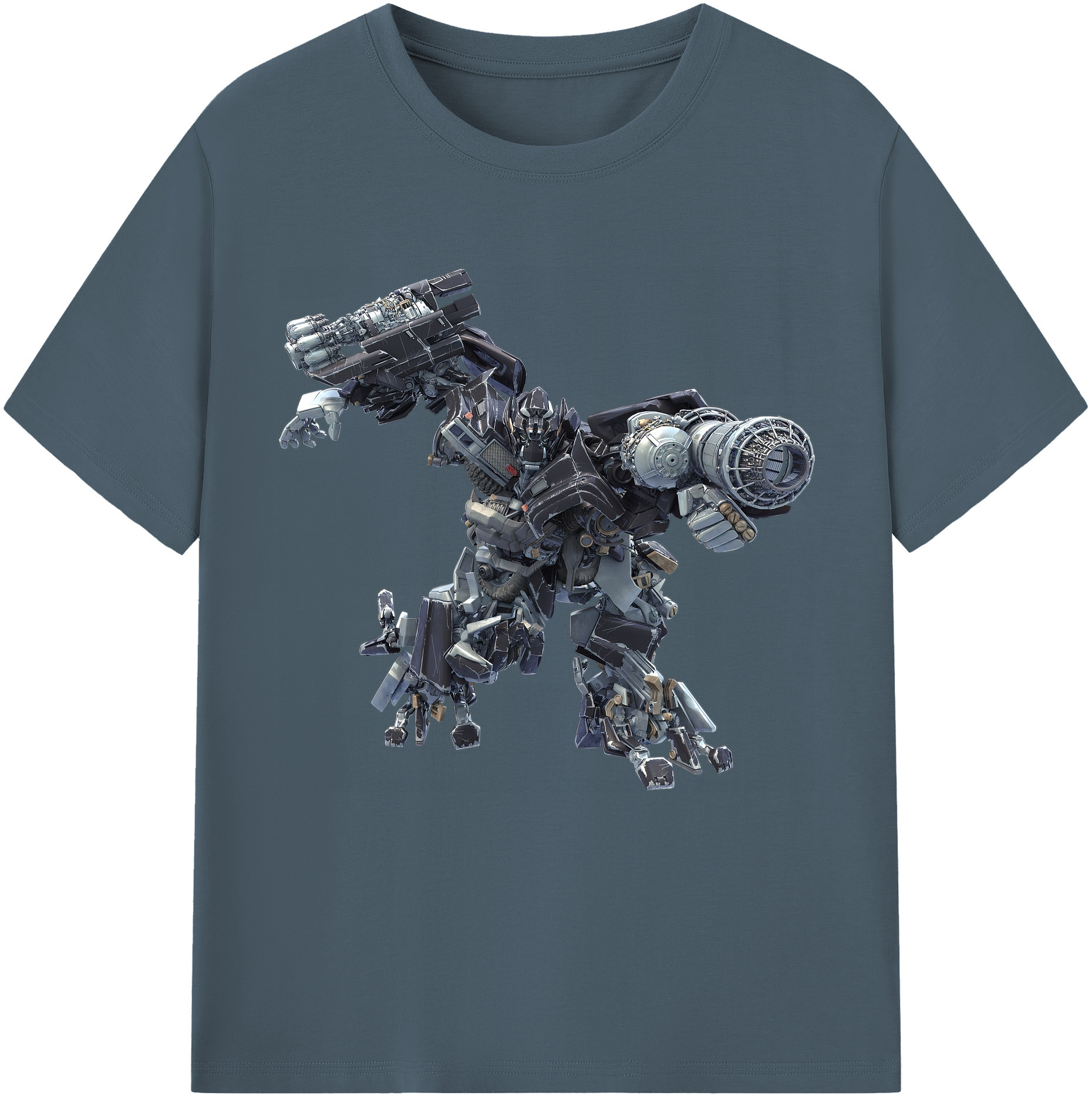 （画像用） Transformers トランスフォーマー 綿100％半袖Tシャツ（フロントプリント）